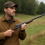 espingarda 36 homem segurando